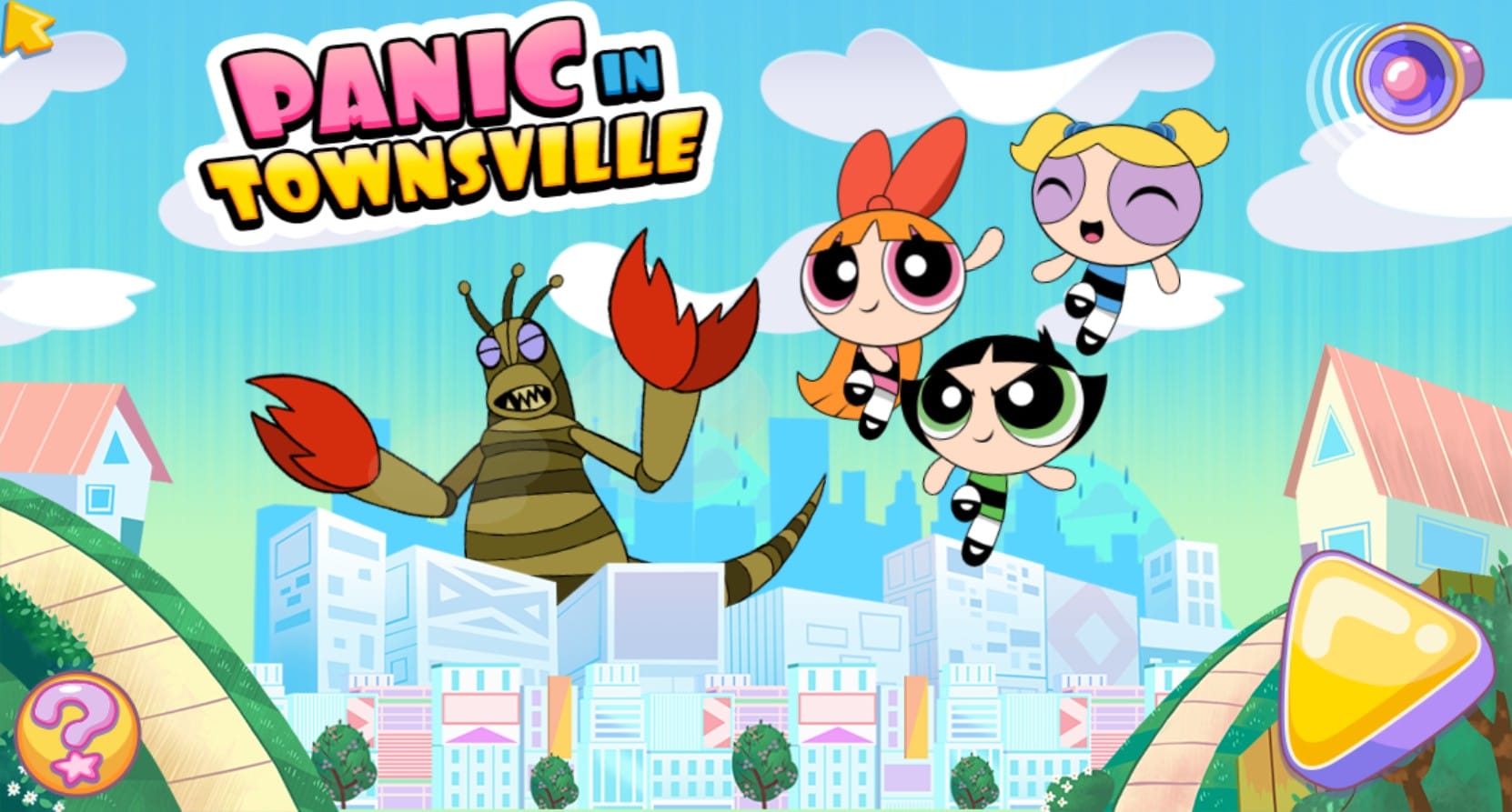 Powerpuff Girls Panic in Townsville: Action Adventure