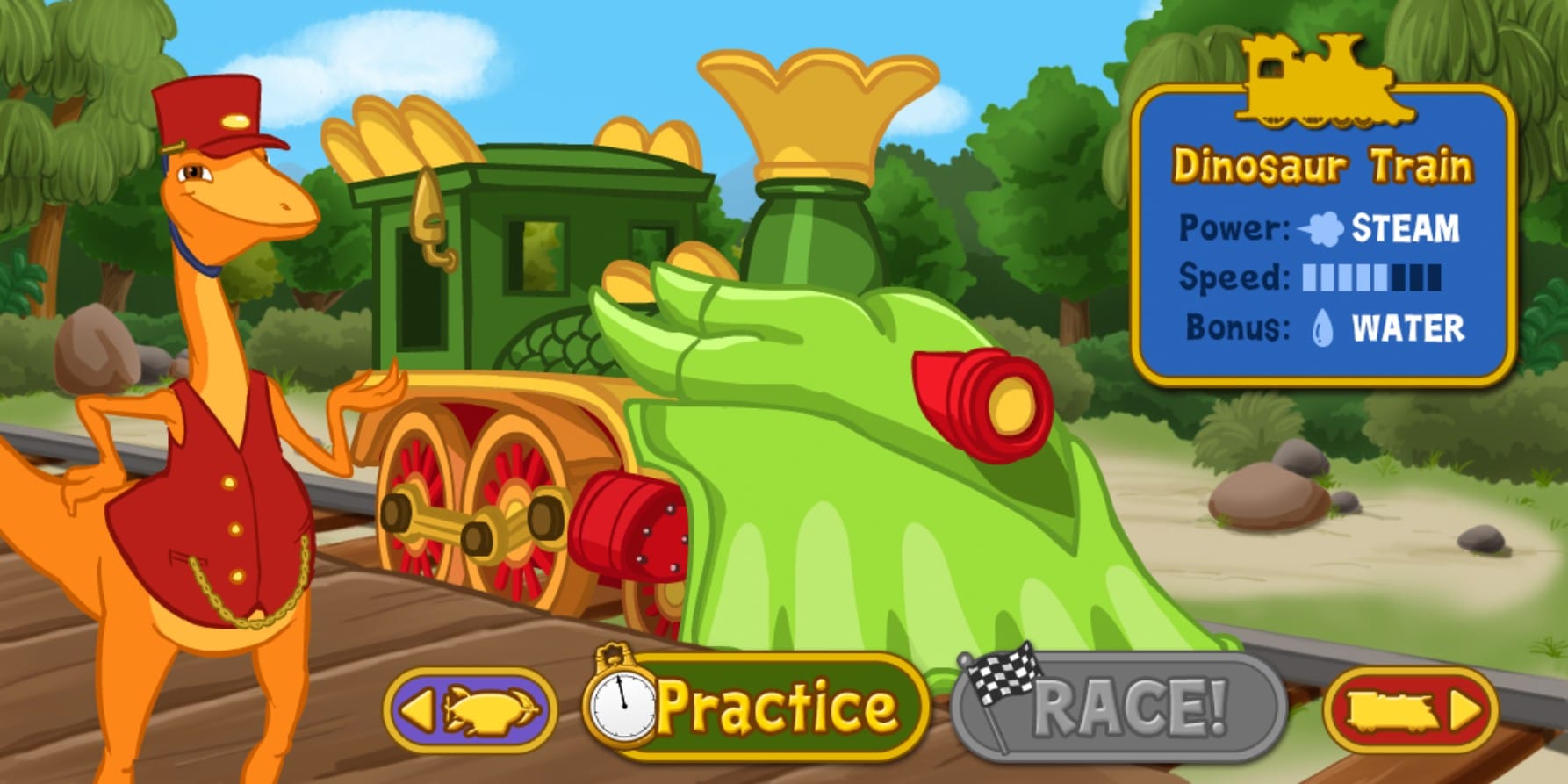 Rail Rally Dinosaur Train Racing