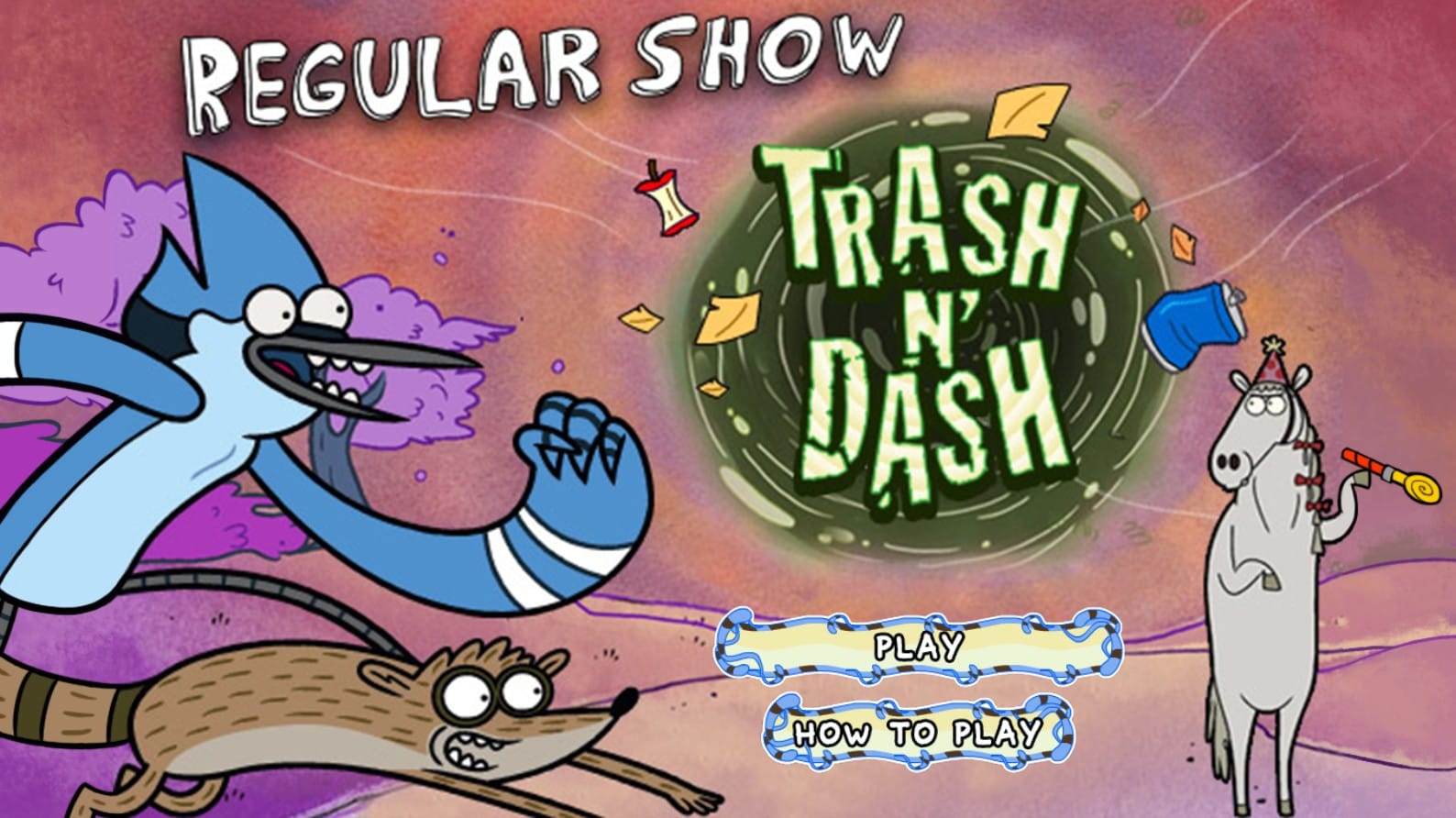 Regular Show Trash N Dash: Play Cartoon Network Online Games