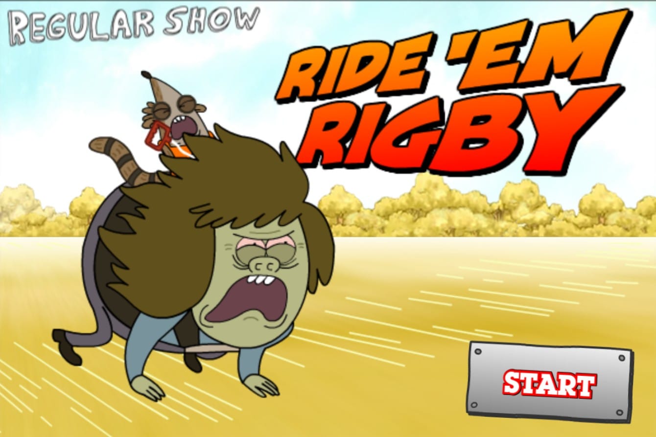 Regular Show Action: Ride 'Em Rigby