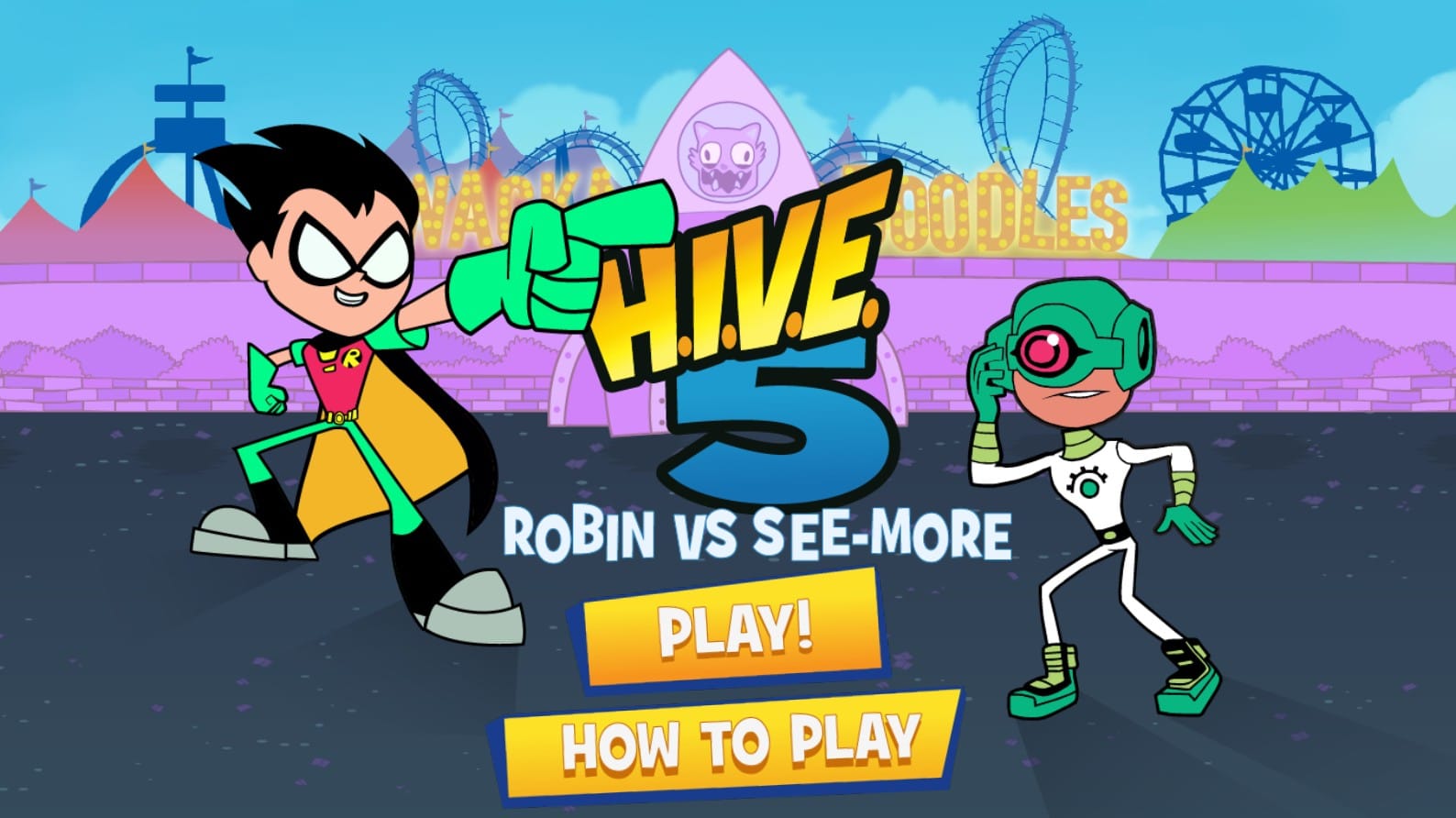 More Teen Titans Go Action: Robin vs See