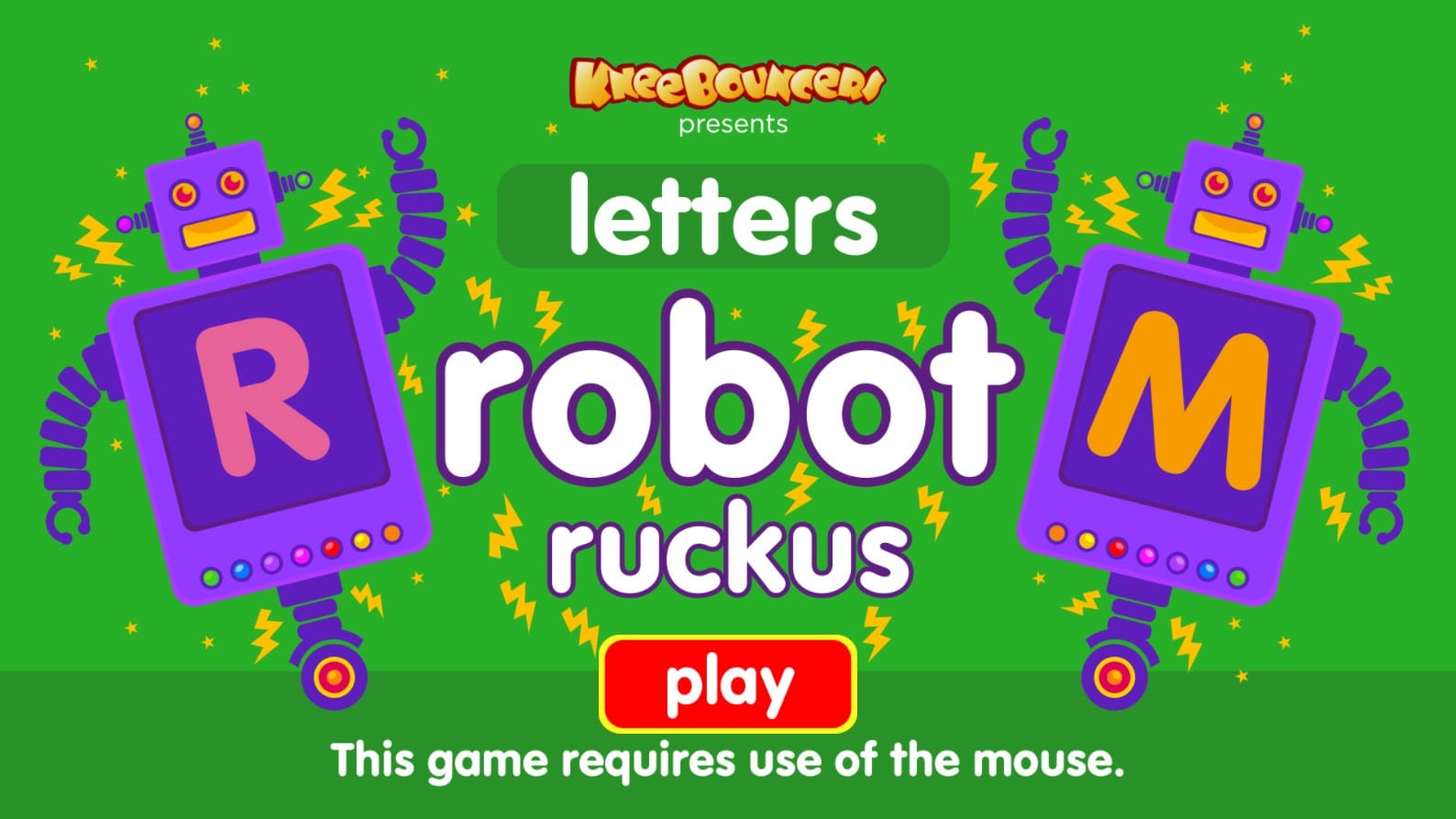 Robot Letters Ruckus Alphabet Game for Kids