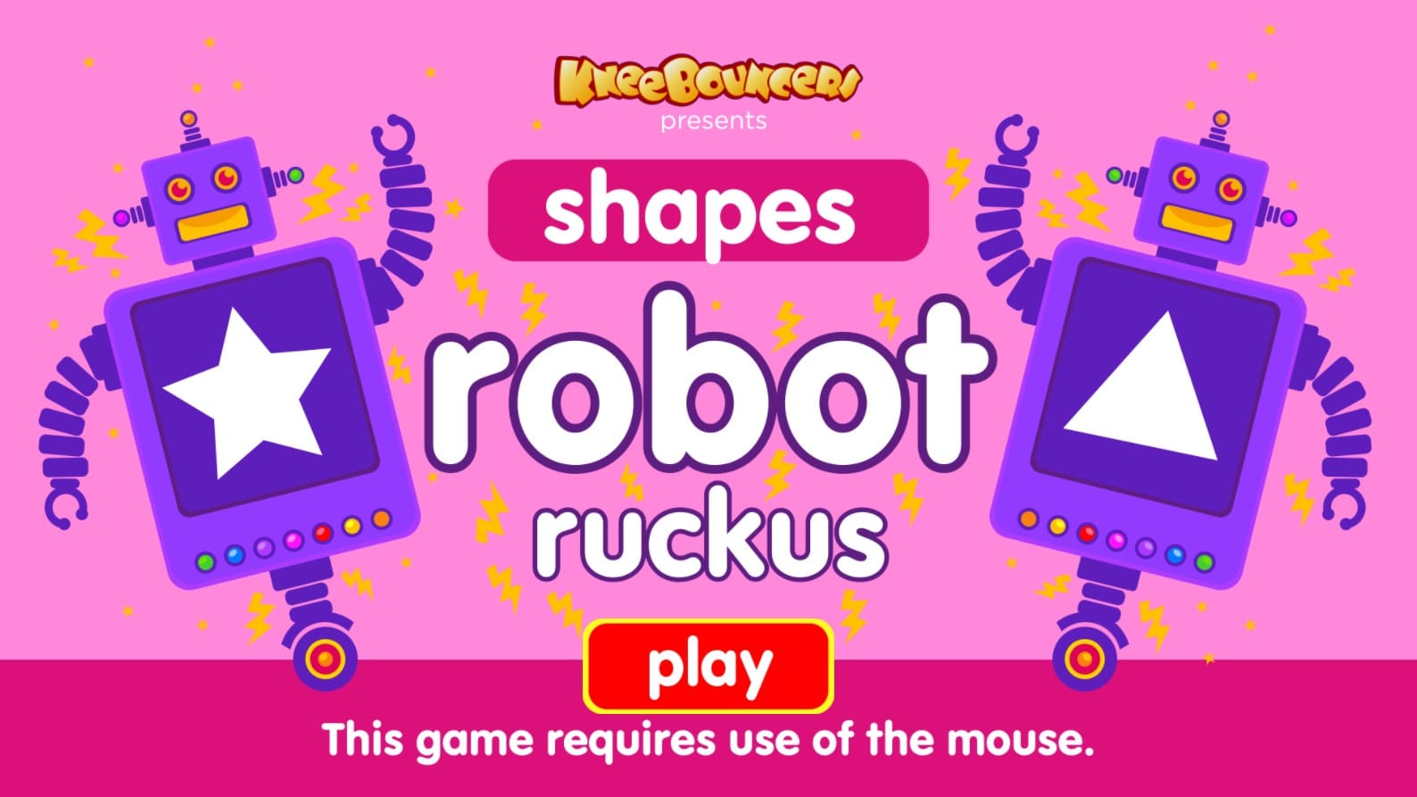 Robot Shapes Ruckus: Interactive Educational Shape Learning