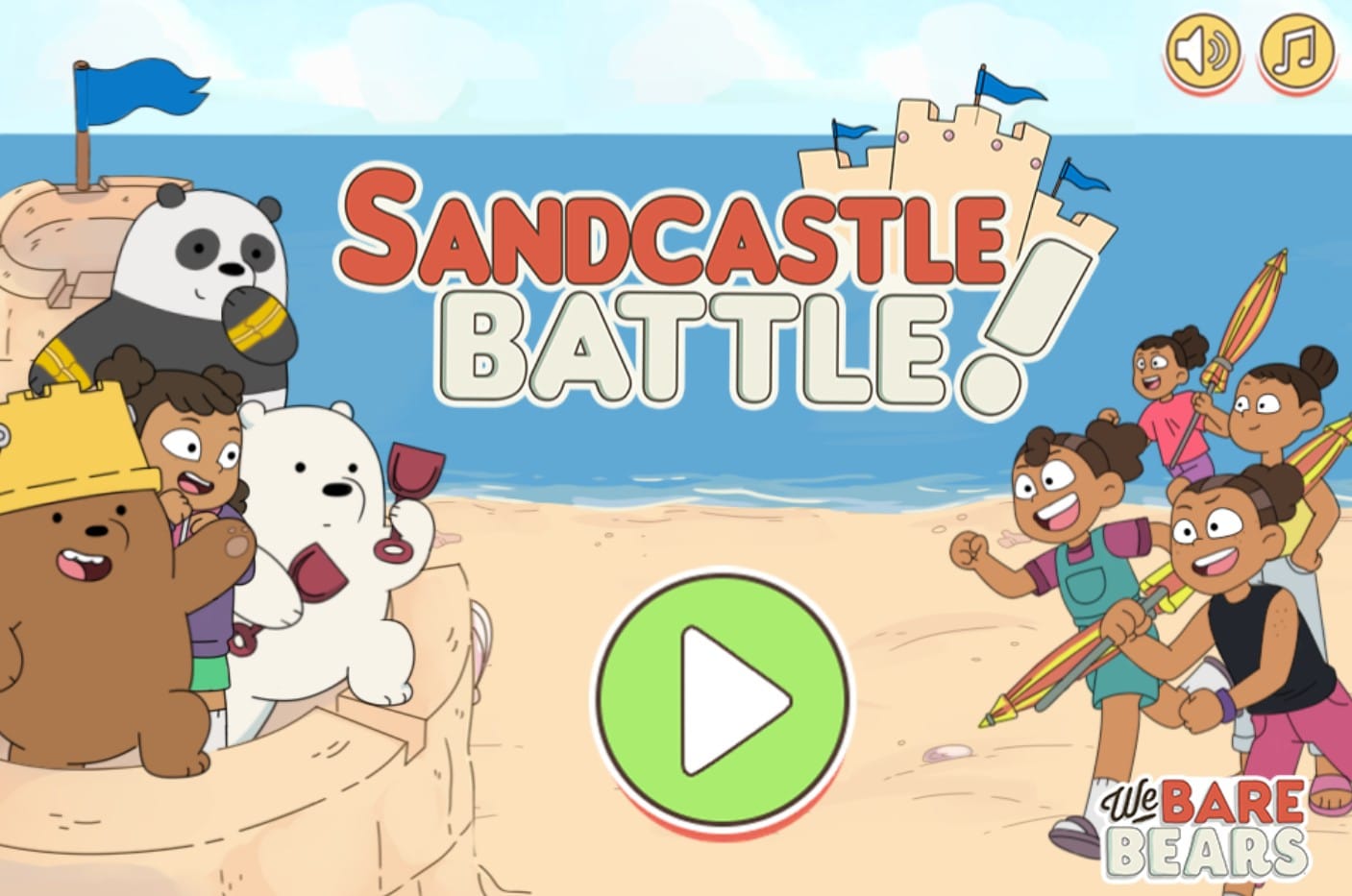 Sandcastle Battle: Play Fun Beach Strategy Game Online