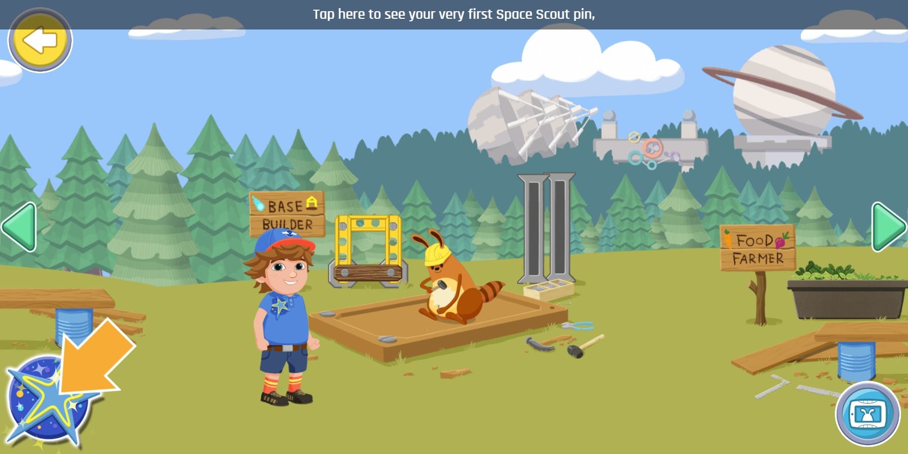 Space Scouts Home Base: Explore the Galaxy Online