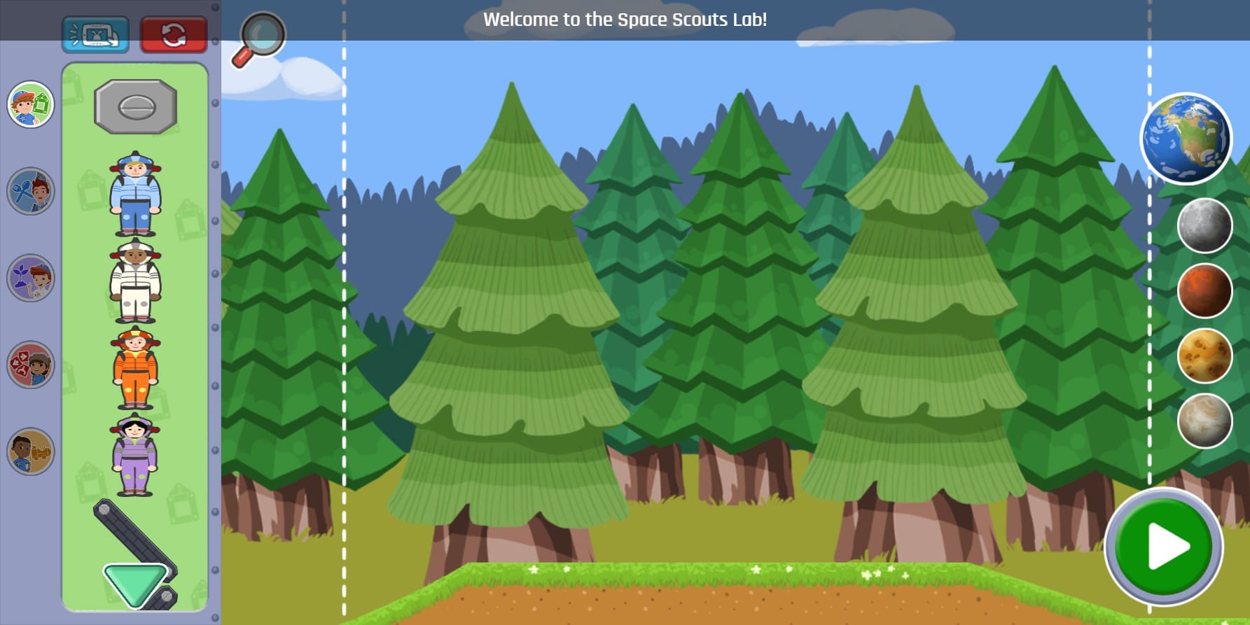 Space Scouts Lab Science