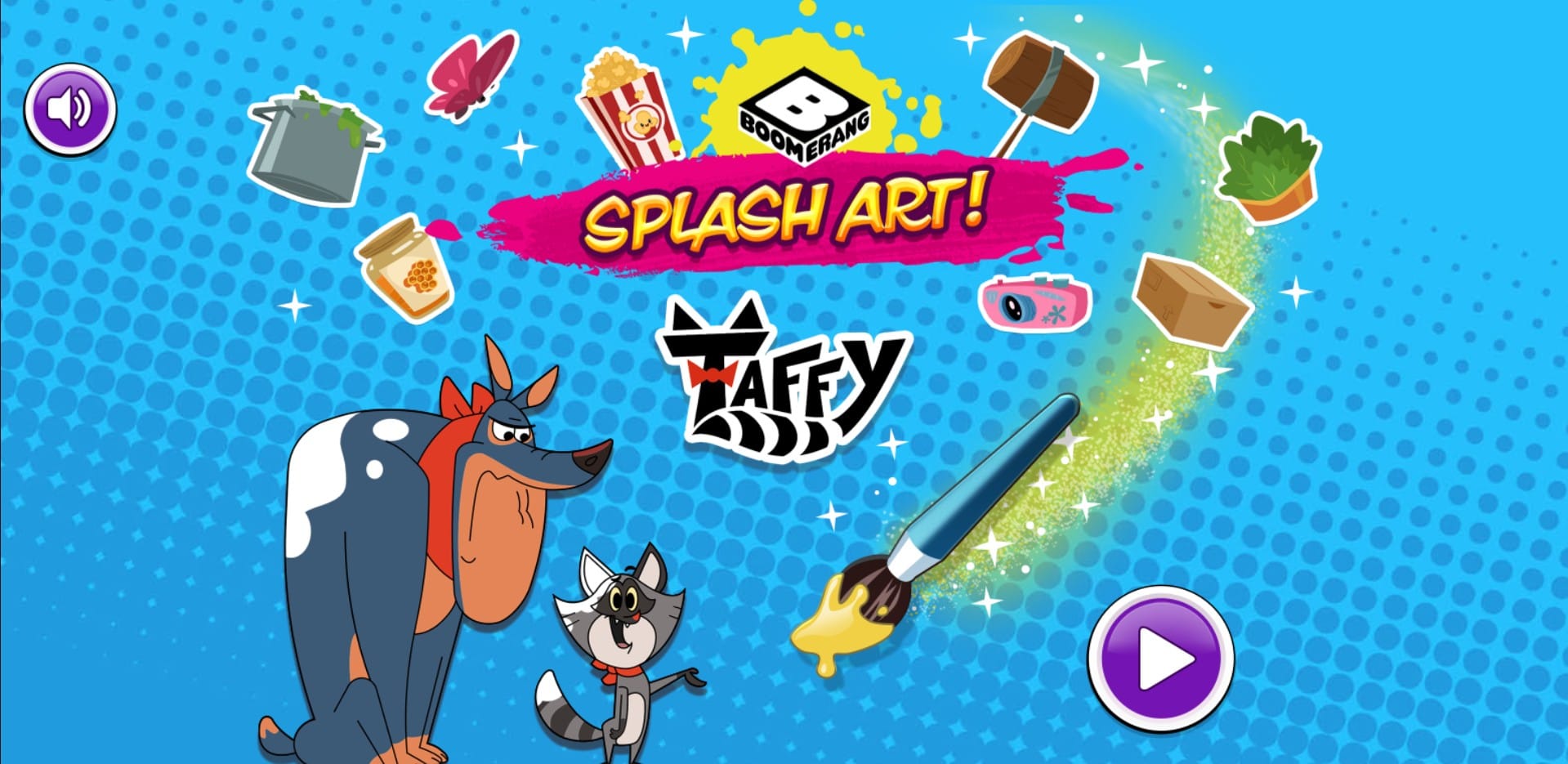 Splash Art Taffy Boomerang