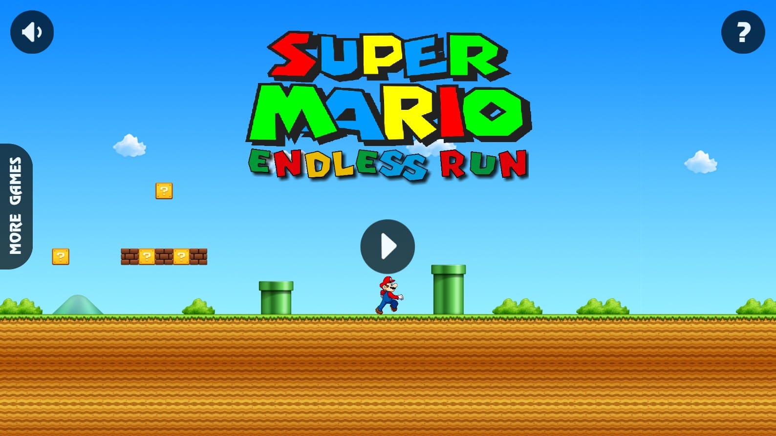 Super Mario Endless Run Platformer