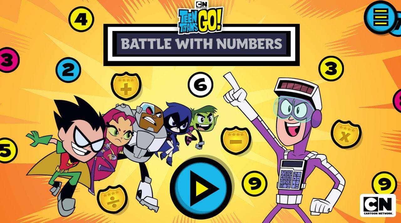 Teen Titans Go Battle With Numbers: Math Adventure