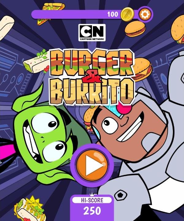 Teen Titans Go Burger and Burrito Arcade