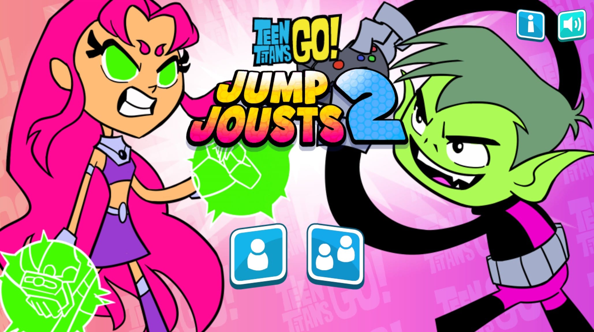 Teen Titans Go Jump Joust 2: Online Fighting