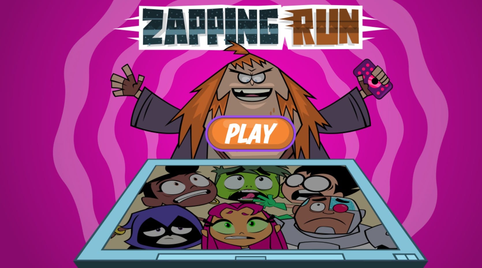 Teen Titans Go Zapping Run Cartoon Network Adventure