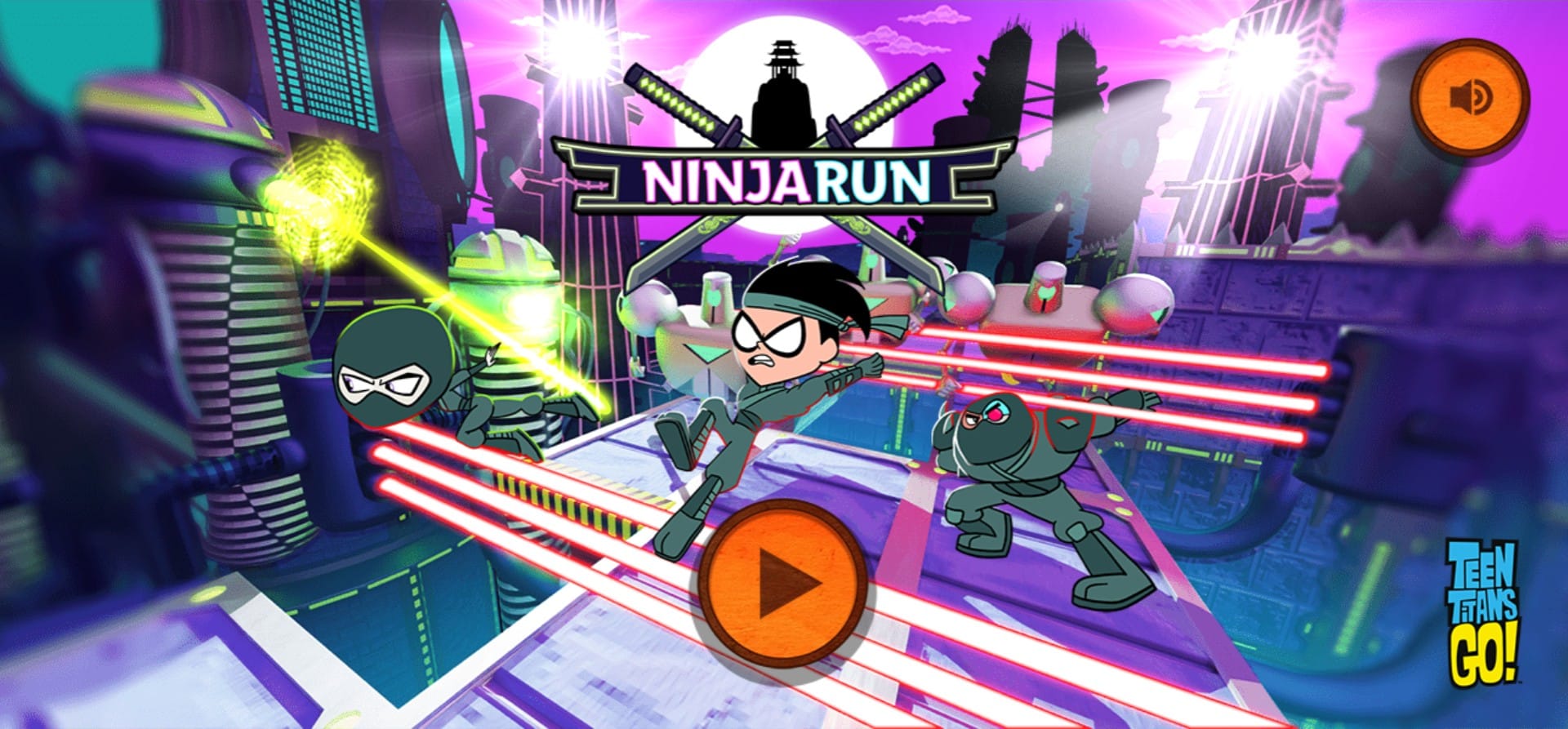 Teen Titans Ninja Run