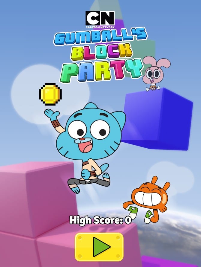 The Amazing World of Gumball Block Party: Online Arcade