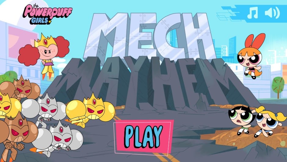 The Powerpuff Girls Mech Mayhem