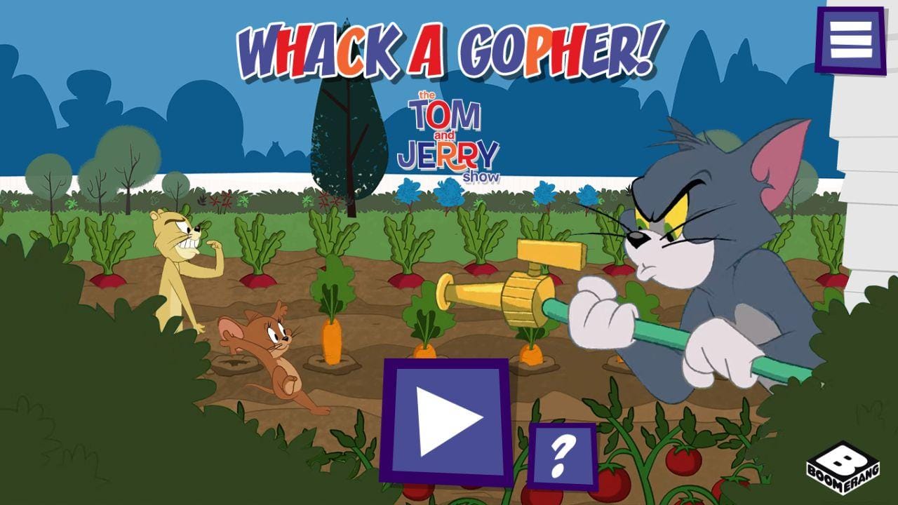 Tom and Jerry Whack a Gopher