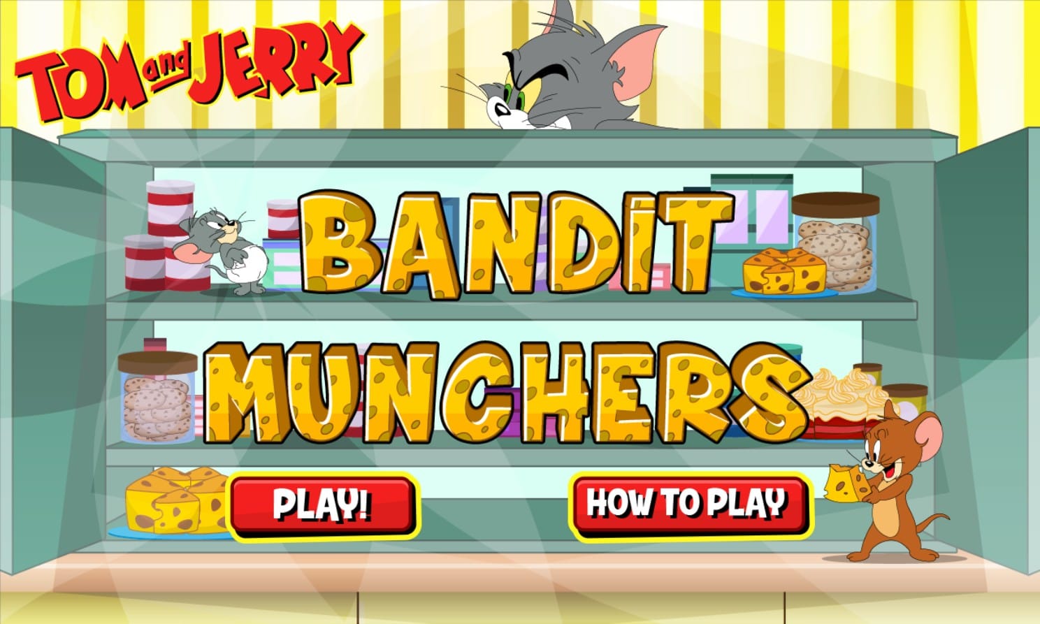 Tom and Jerry Bandit Munchers