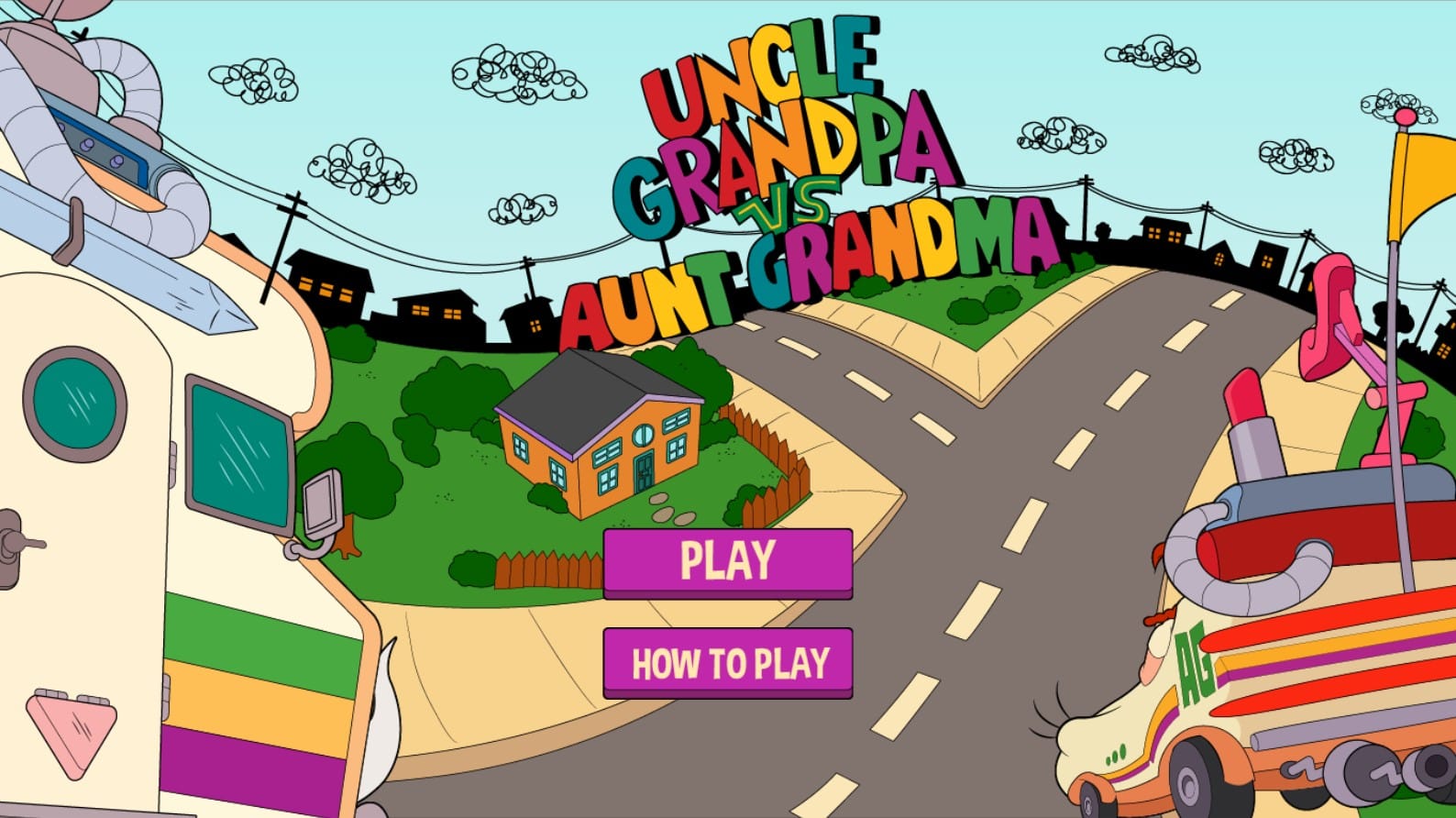 Uncle Grandpa vs Aunt Grandma Cartoon Network