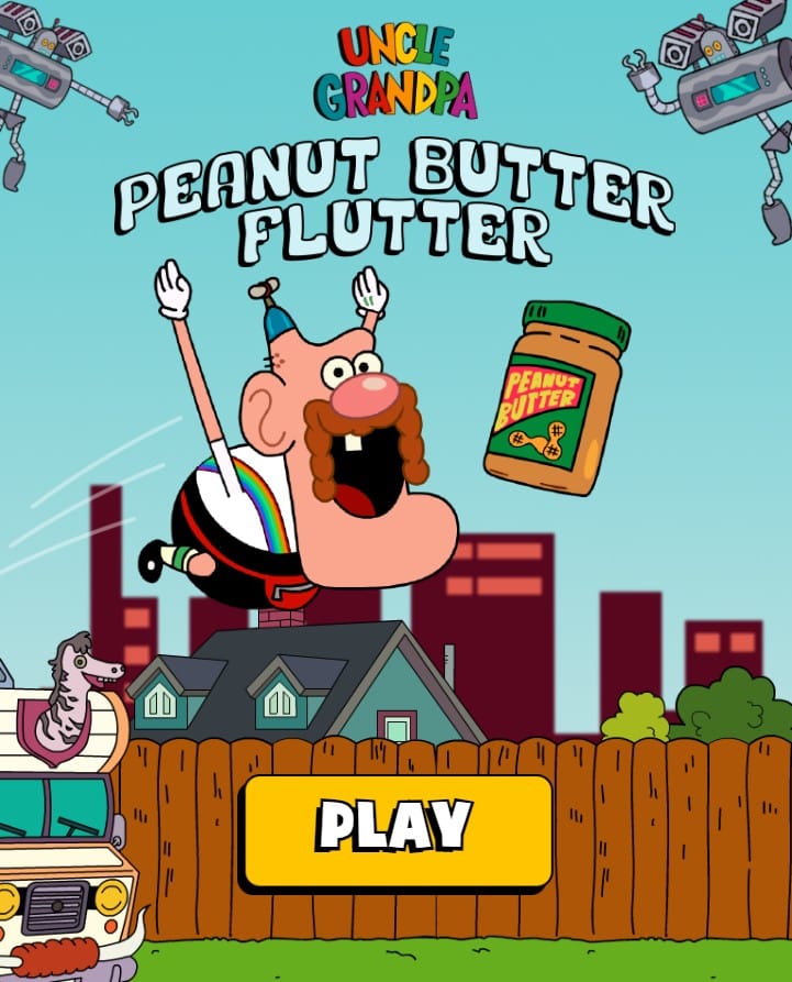 Uncle Grandpa Peanut Butter Flutter