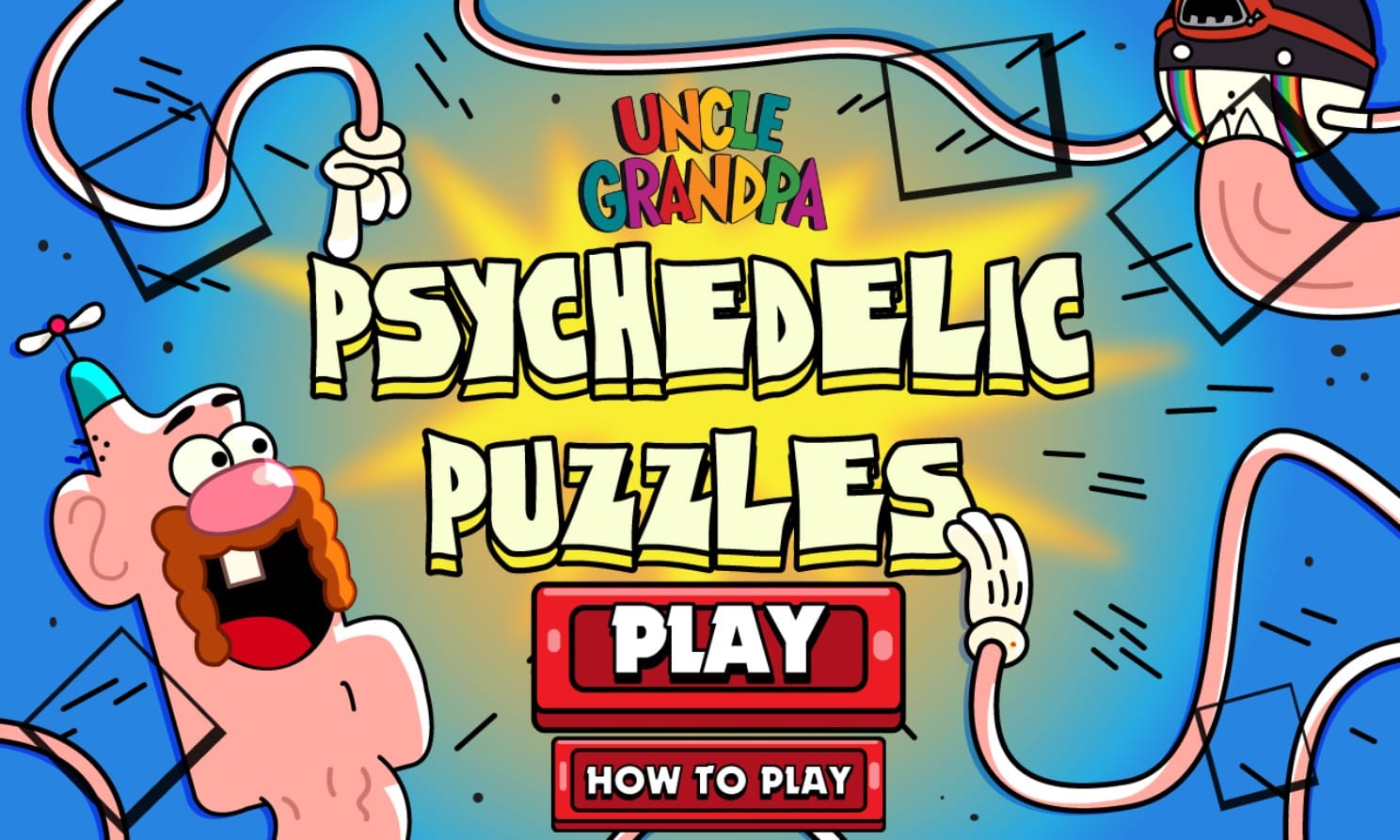 Uncle Grandpa Psychedelic Puzzles Cartoon Network