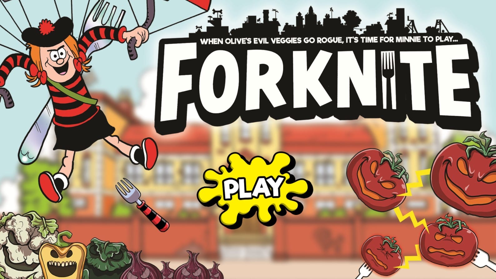 Forknite Minnie Veggie Matching