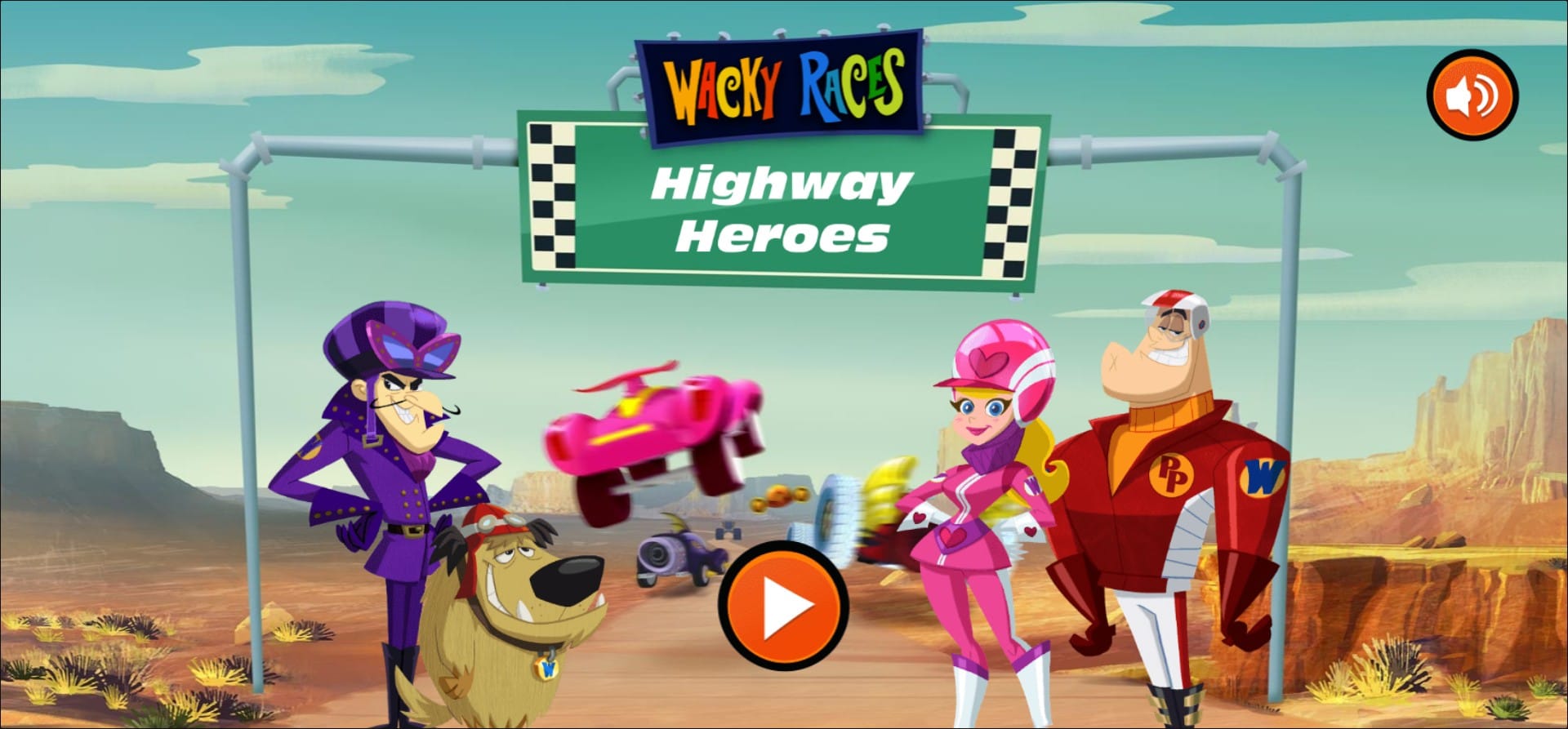 Wacky Races Highway Heroes Cartoon Network Racing