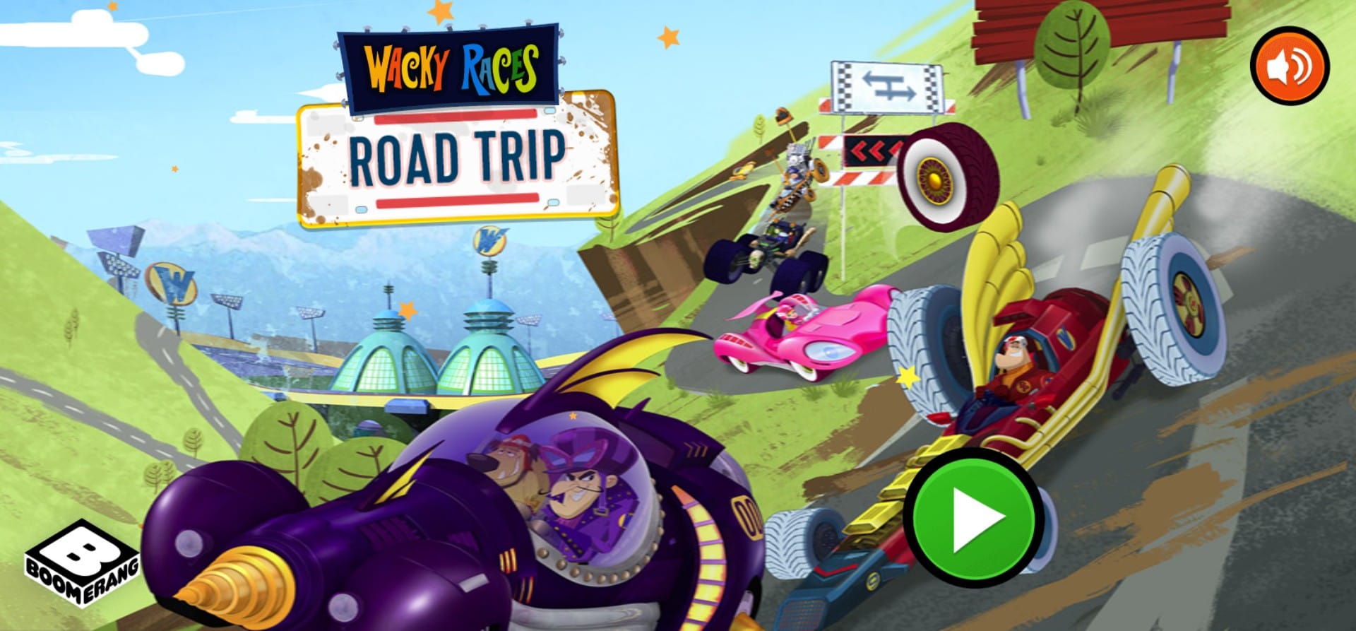 Wacky Races Road Trip: Online Cartoon Racing