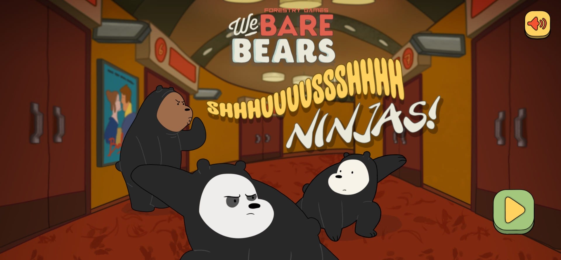 We Bare Bears Shush Ninjas