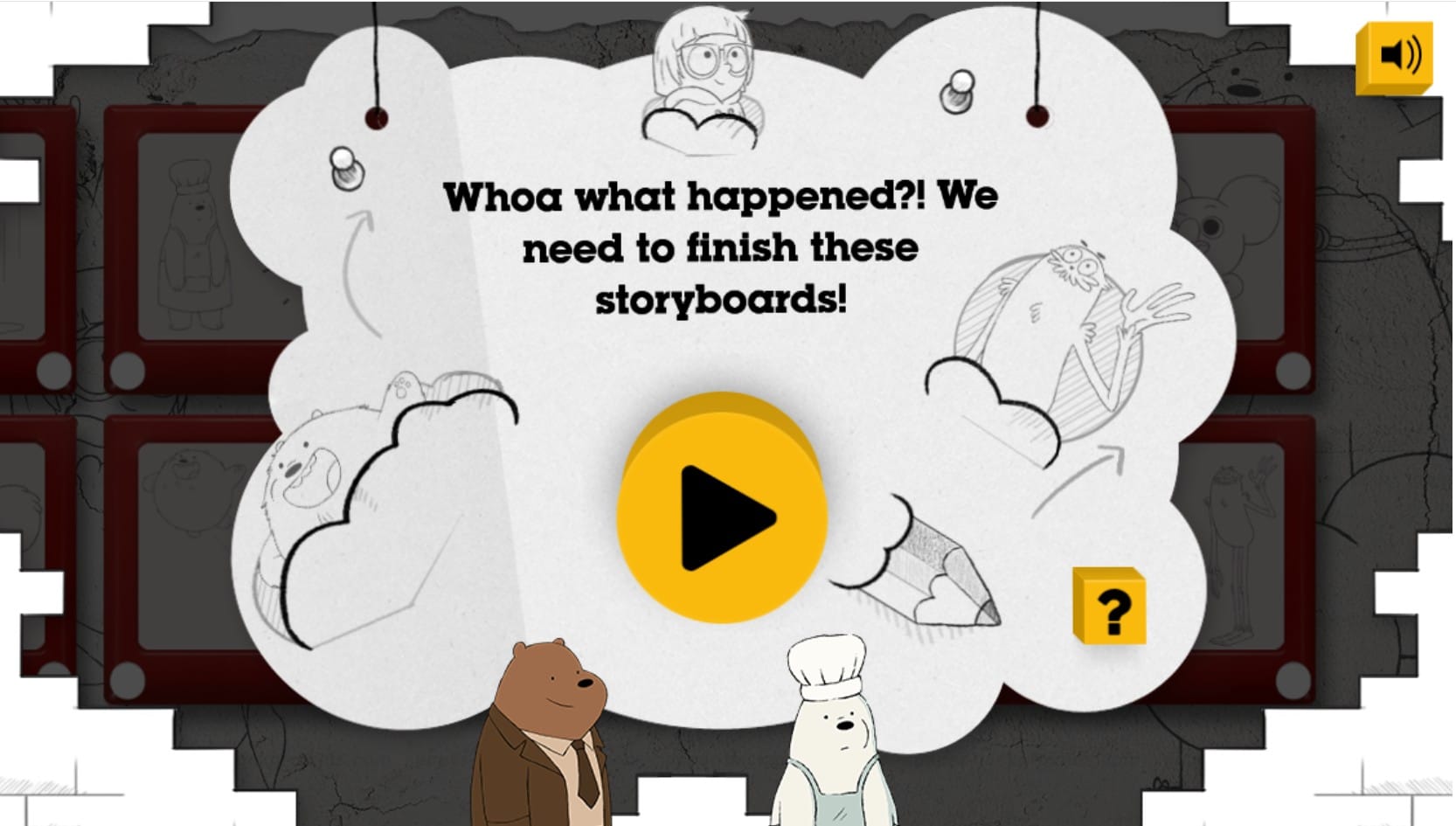 We Bare Bears Storyboard Creator