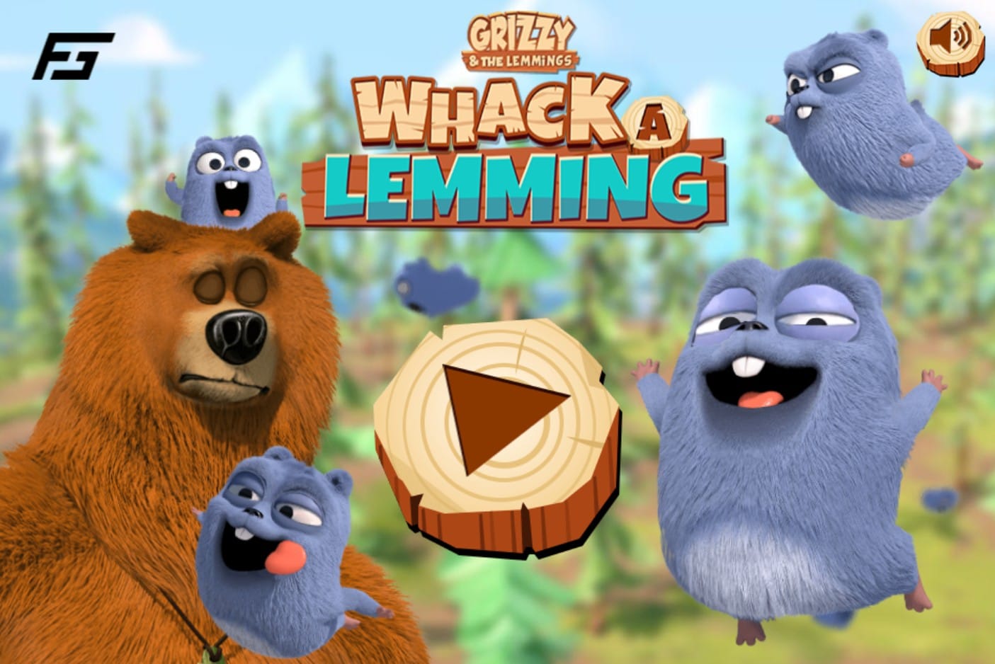 Whack: a: Lemming Grizzy and the Lemmings