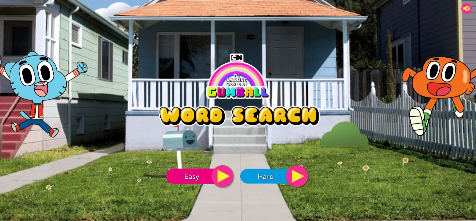 The Amazing World of Gumball Word Search