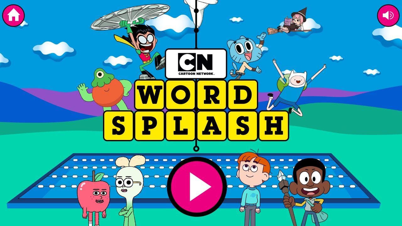 Cartoon Network Word Splash Word Puzzle